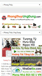 Mobile Screenshot of phongthuyungdung.com