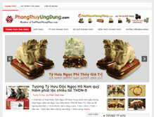 Tablet Screenshot of phongthuyungdung.com